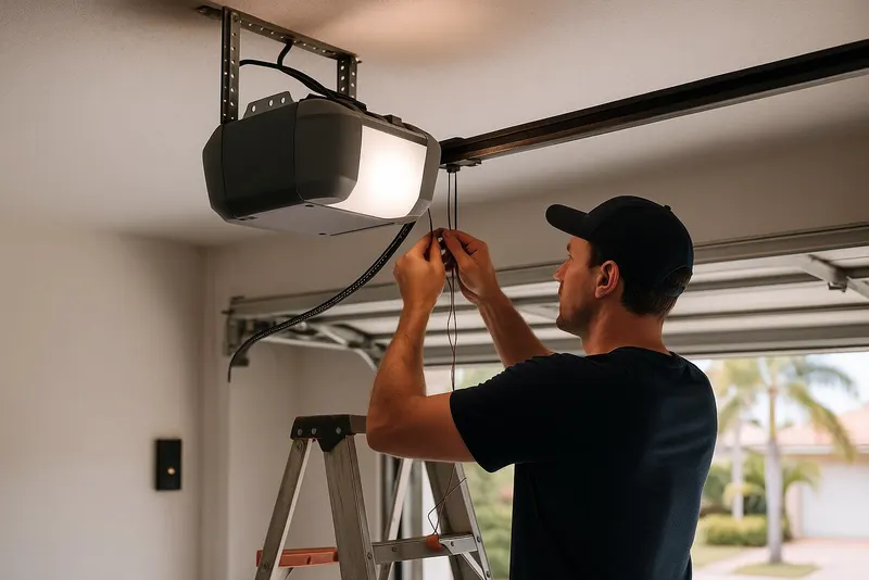 Garage Door Spring Repair in Fort McCoy